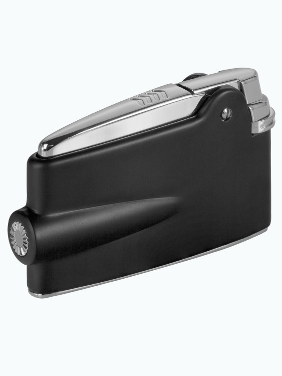 Зажигалка газовая Ronson Premier Varaflame Black Matte With V Mark RN RPV-3010