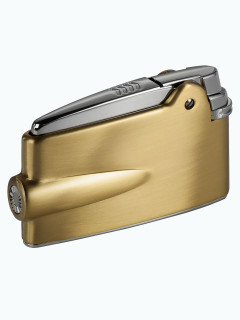 Зажигалка газовая Ronson Premier Varaflame Brass Satin With V Mark RN RPV-3011