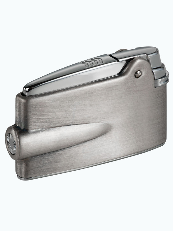Зажигалка газовая Ronson Premier Varaflame Siver With V Mark RN RPV-3009