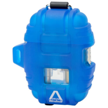 Зажигалка газовая Windmill Delta Without strap blue skelton, WM 390-1003