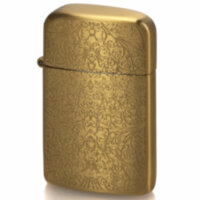 Зажигалка бензиновая Ronson Typhoon Brass Arabesque