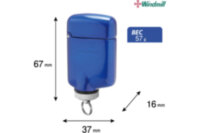Зажигалка газовая Windmill JPW Blue Clear, WM JPW-1106